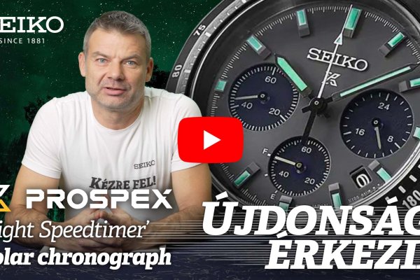 Újdonság Érkezik! - Prospex Black Series ‘Night Speedtimer’ Solar Chronograph SSC917P1