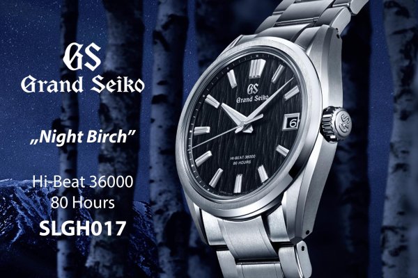 Grand Seiko "Night Birch" SLGH017G, mert a nyírfaerdő feketében is lenyűgöző