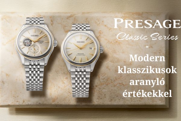 Presage Classic Series - Modern klasszikusok aranyló értékekkel