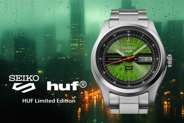 Seiko 5 Sports X HUF - újabb kollab, amellyel egy újabb ikon tér vissza