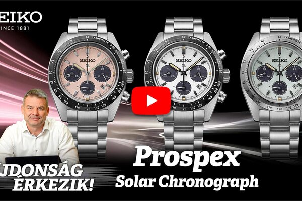 Újdonság érkezik! Seiko Prospex Solar Chronograph