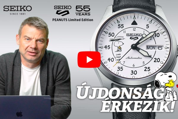 Újdonság Érkezik! - Seiko 5 Sports 55th Anniversary Snoopy Limited Edition karórák