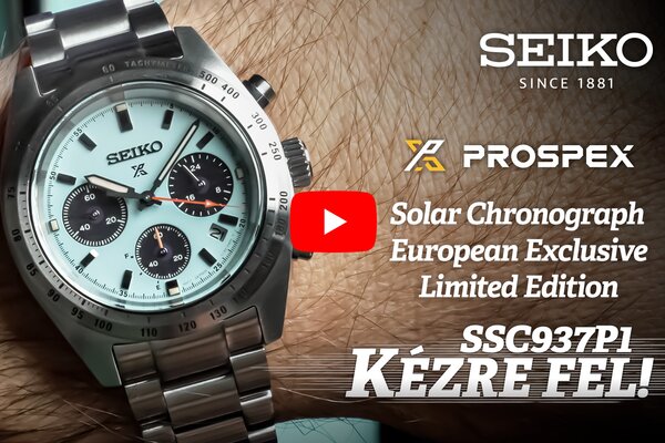 Kézre Fel! Seiko Prospex Speedtimer Solar Chronograph SSC937P1 - Legyen tiéd az 1978. modell!