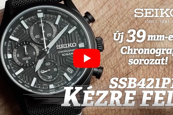 Kézre Fel! - Új 39 mm-es Seiko Chronograph sorozat!