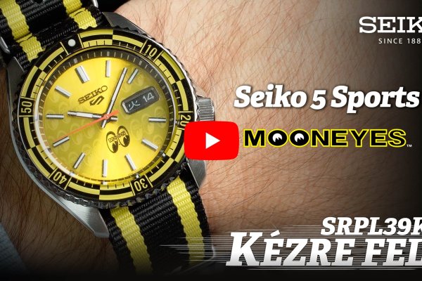 Kézre fel! Seiko 5Sports X Moon Eyes LE SRPL39K1