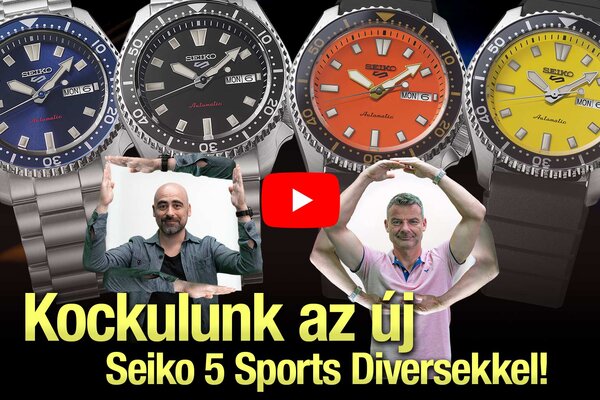 Kockulunk az új Seiko 5 Sports Diversekkel! Seiko Boutique TV S05E43
